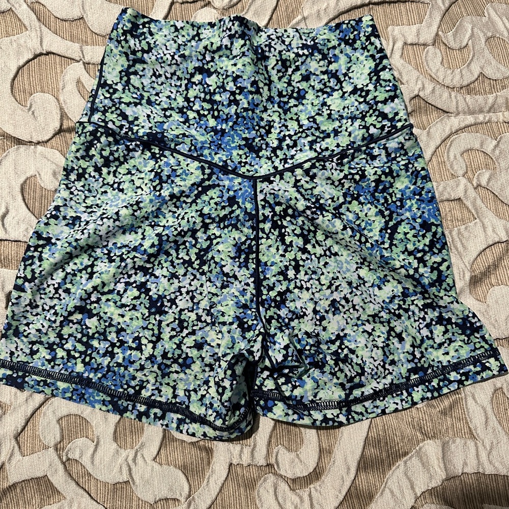 Aerie Multicolor Patterned Bike Shorts